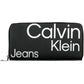 Chic Black Polyurethane Wallet with RFID Block