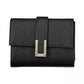 Elegant Contrasting Detail Snap Wallet