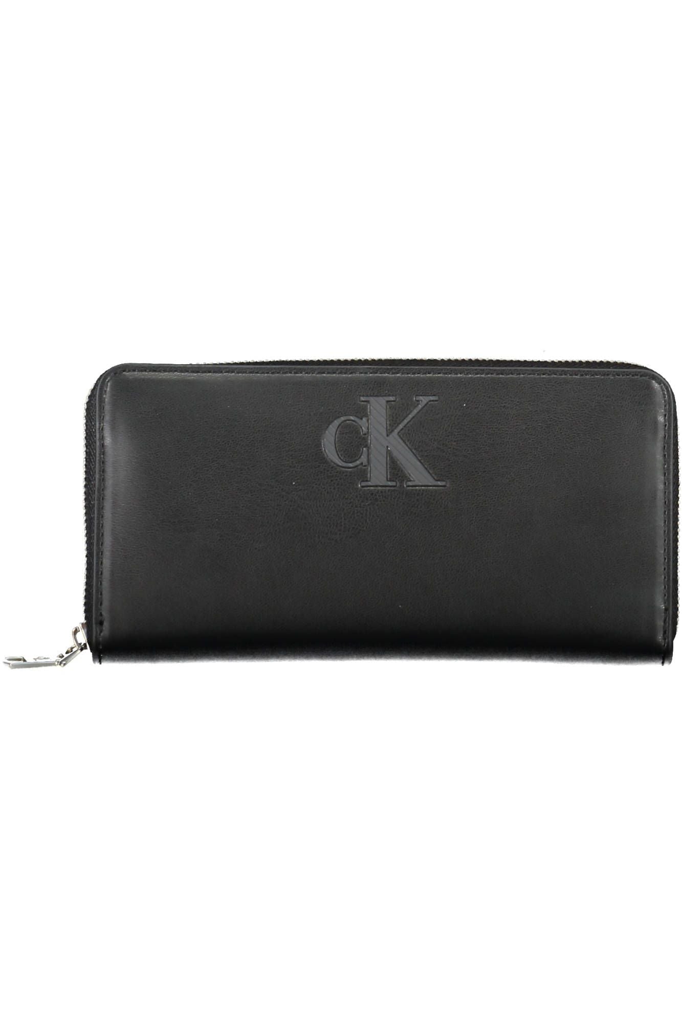 Elegant Multi-Compartment Black Wallet