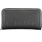 Elegant Black Polyurethane Wallet with RFID Lock