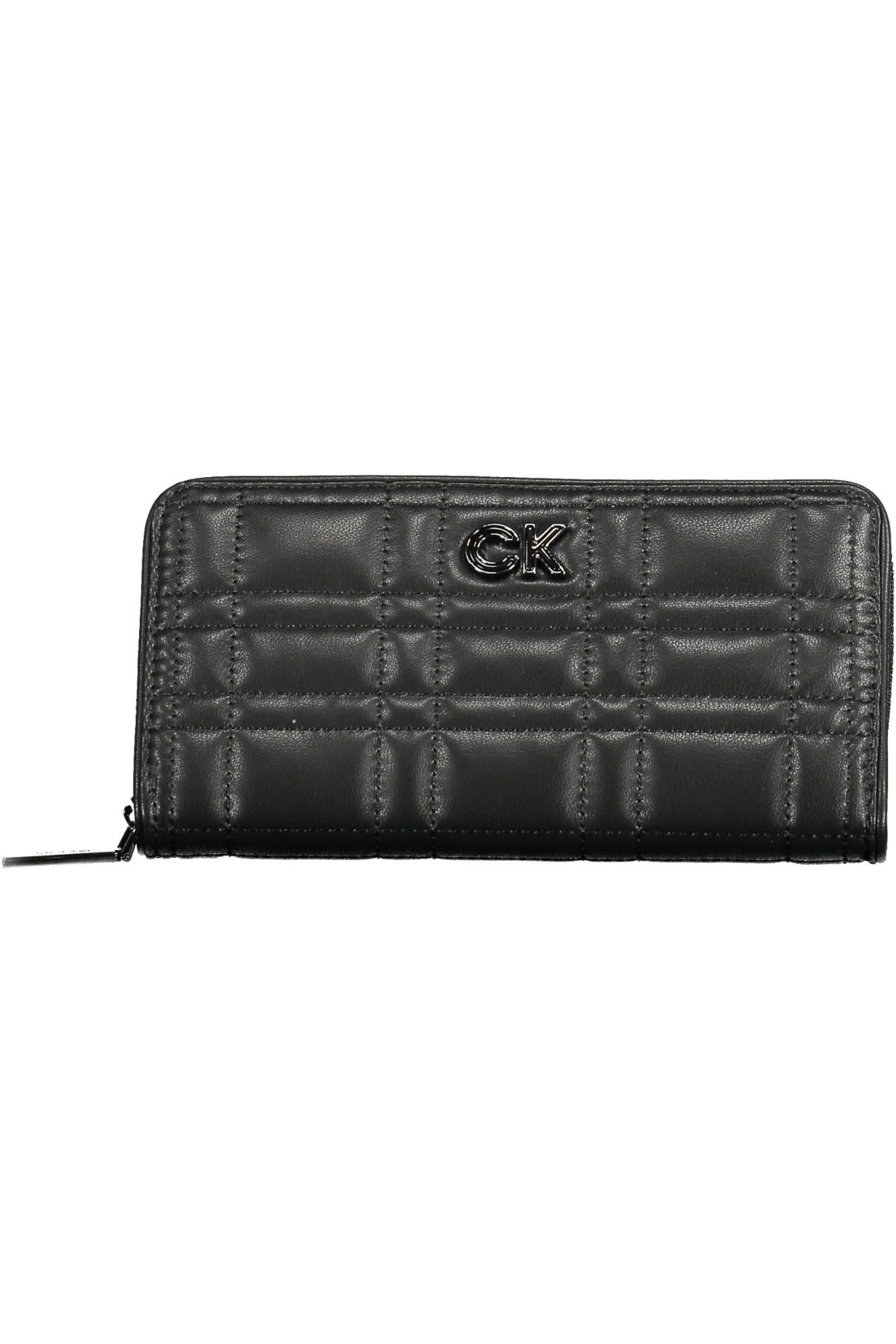 Chic Black RFID Secure Wallet with Contrasting Accents