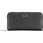 Elegant Black Polyethylene Five-Compartment Wallet