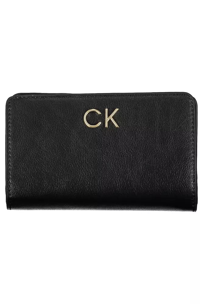 Sleek Black RFID-Secure Wallet for Her