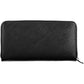 Chic RFID-Safe Black Wallet with Zip Closure