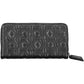 Chic Black Polyethylene Zip Wallet