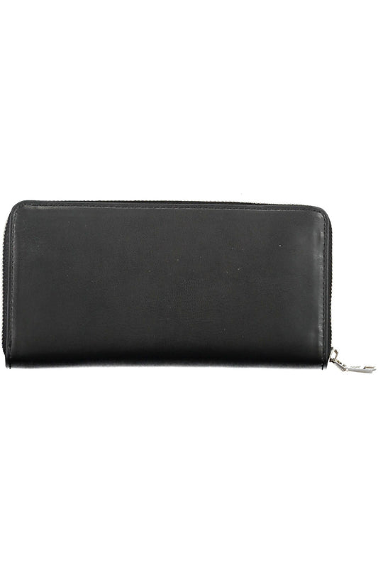 Elegant Multi-Compartment Black Wallet