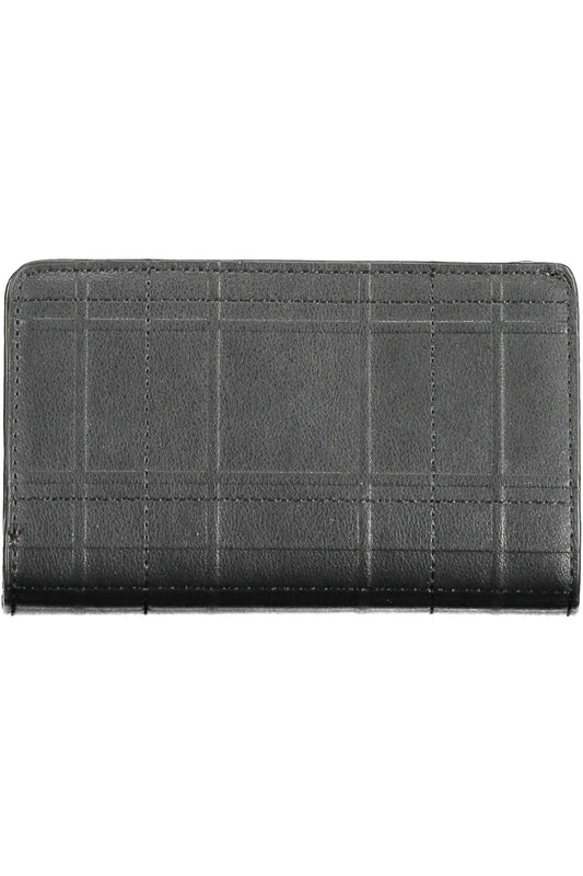 Elegant Black Tri-Fold RFID Wallet