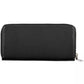 Elegant Black Polyethylene Wallet with Coin Purse