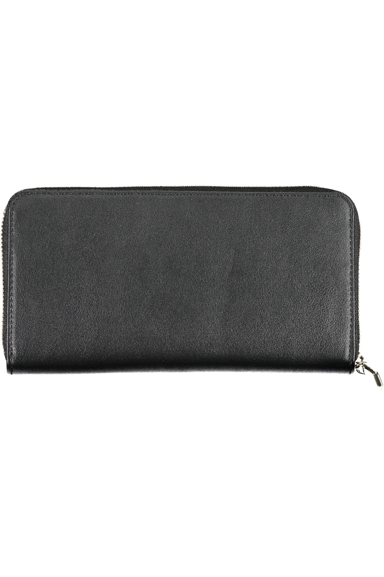 Elegant Black Five-Compartment Wallet