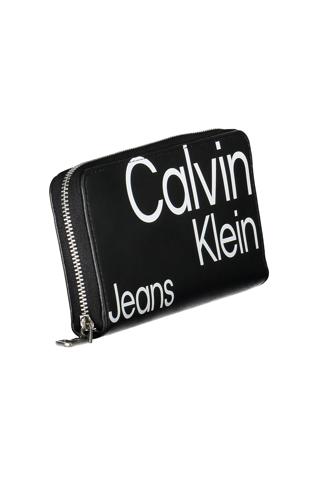 Chic Black Polyurethane Wallet with RFID Block