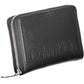 Elegant Black Polyurethane Wallet with RFID Lock