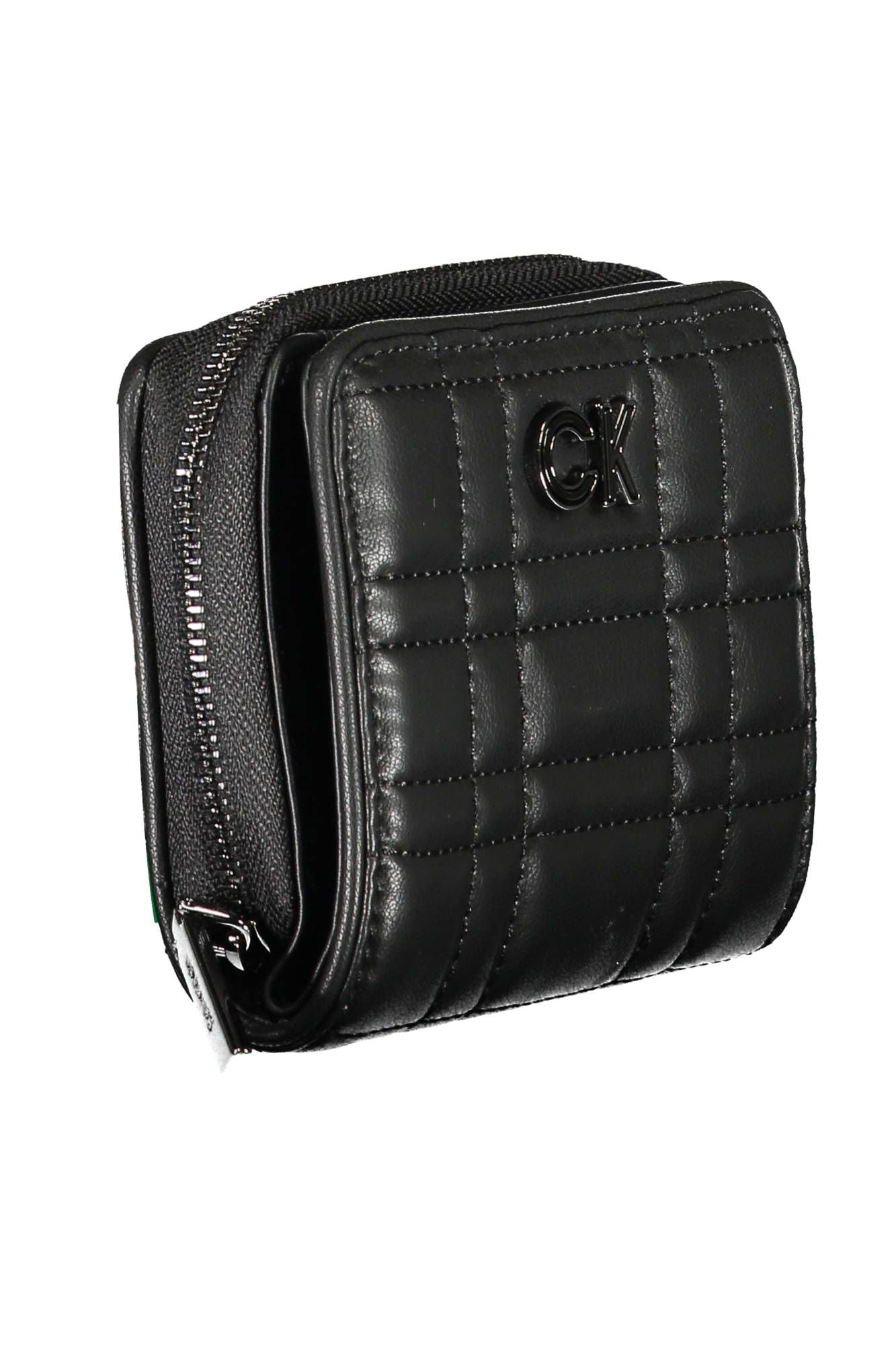 Sleek RFID-Blocking Zip Wallet in Classic Black