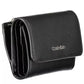 Elegant Black Polyethylene Wallet with RFID Lock