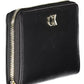 Elegant Black Polyethylene Five-Compartment Wallet