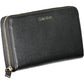 Elegant Black Polyurethane Wallet with RFID Blocking