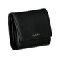 Elegant Black Polyurethane Wallet with RFID Blocker