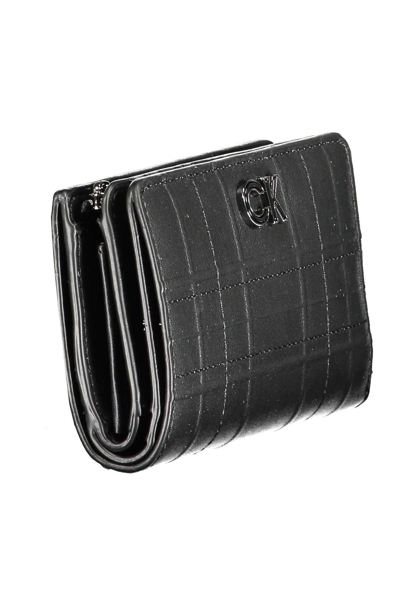 Elegant Black Tri-Fold RFID Wallet