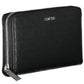 Elegant Black Polyester Wallet with Coin Purse