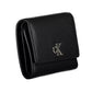 Elegant Black Double-Compartment Wallet