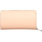 Elegant Pink Polyurethane Wallet with RFID Blocking