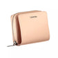 Elegant Pink RFID Wallet with Logo Detailing