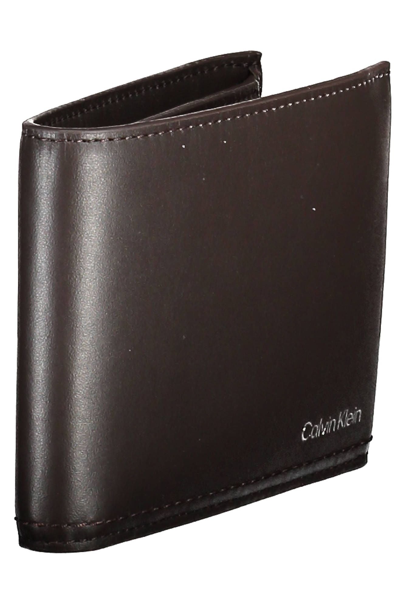 Sleek Brown Leather Wallet with RFID Blocker