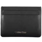 Sleek Black Leather Card Holder
