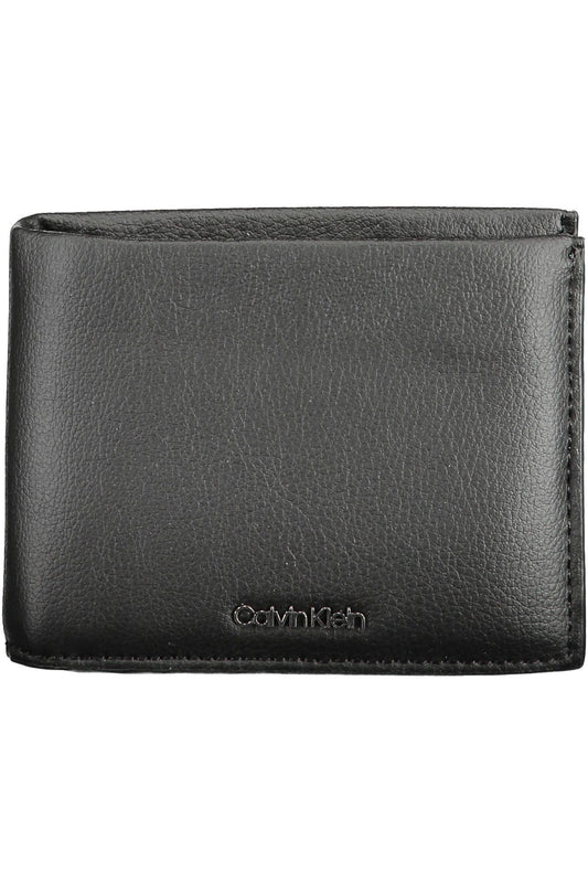 Sleek Black Leather Men's Wallet