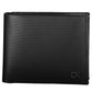 Sleek Black Leather Wallet with RFID Blocker