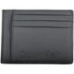 Sleek Black Card Holder with Coin Pocket