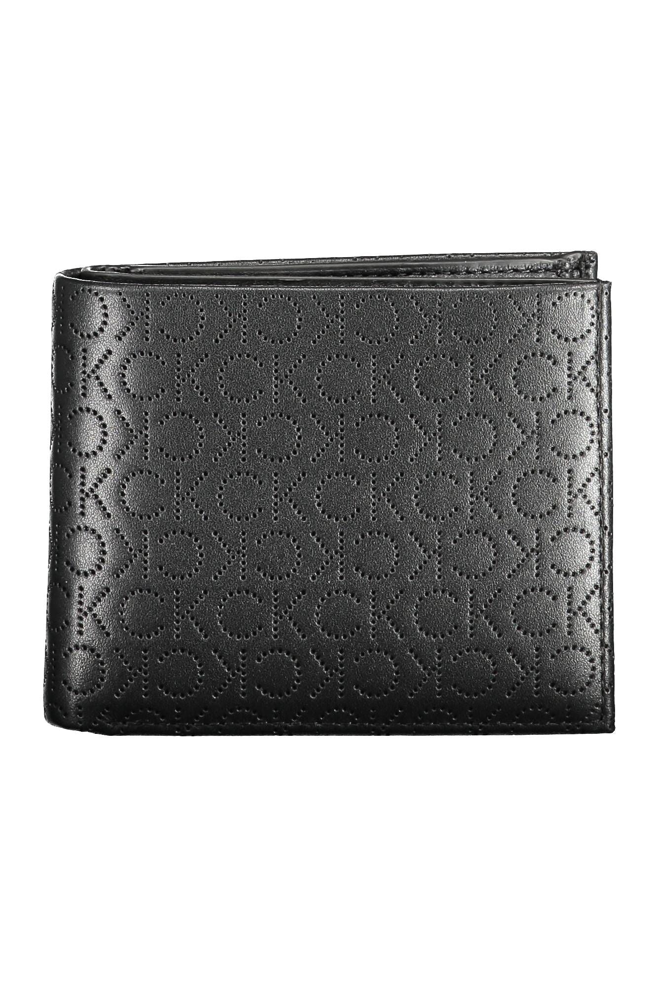 Elegant Black Leather Wallet with RFID Block