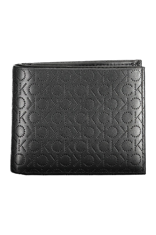 Elegant Black Leather Wallet with RFID Block