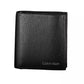 Sleek Black Leather Bi-fold Wallet