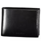 Sleek Black Leather Wallet with RFID Blocker
