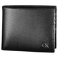 Sleek Black Leather RFID-Blocking Wallet