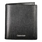 Sleek Black Leather Wallet with RFID Blocker