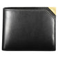 Sleek RFID-Protected Black Leather Wallet