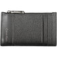 Sleek Leather Card Holder with Zip Detail