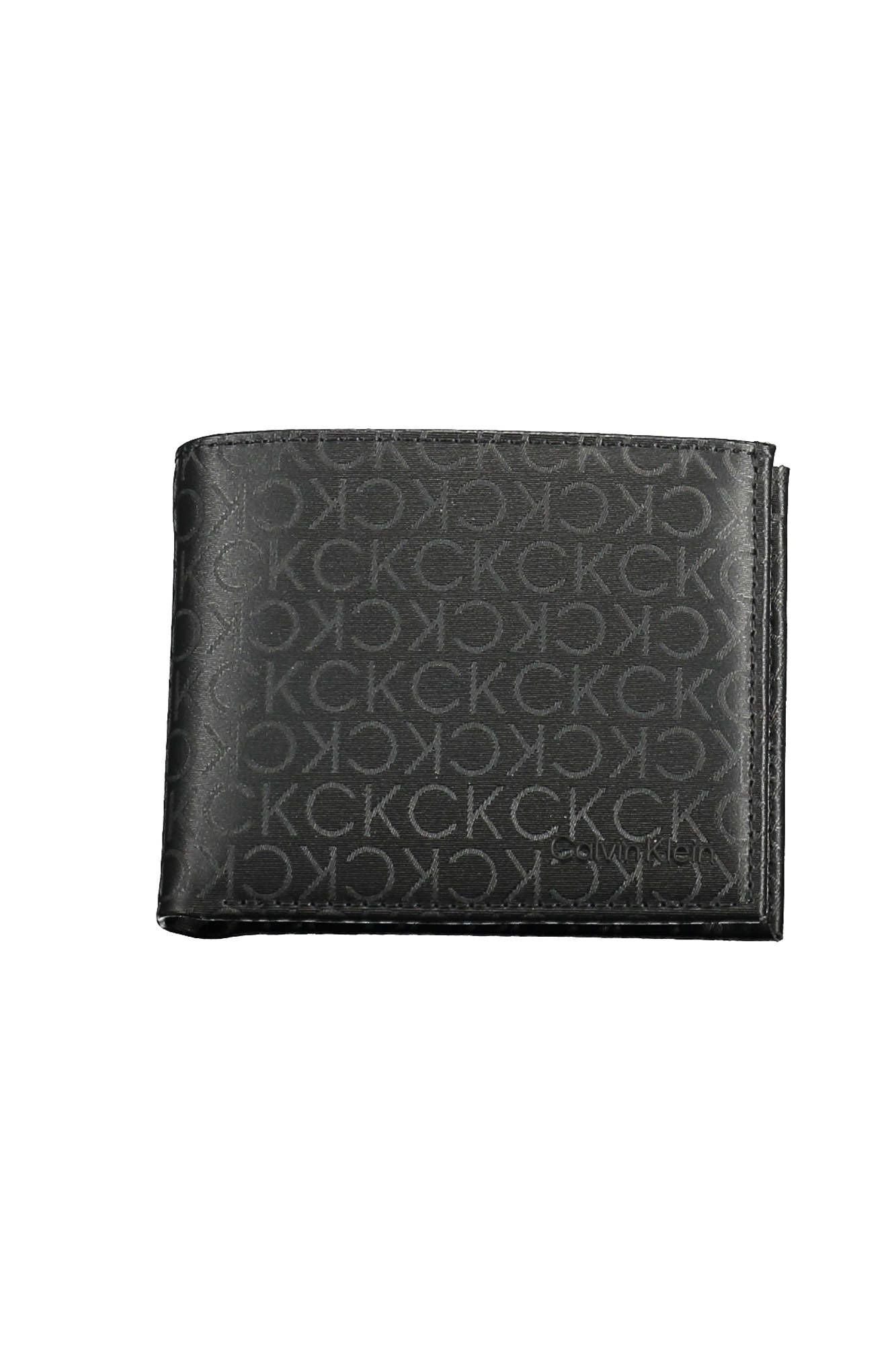 Sleek RFID-Blocking Black Polyester Wallet