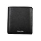Sleek Black Leather Wallet with RFID Blocker