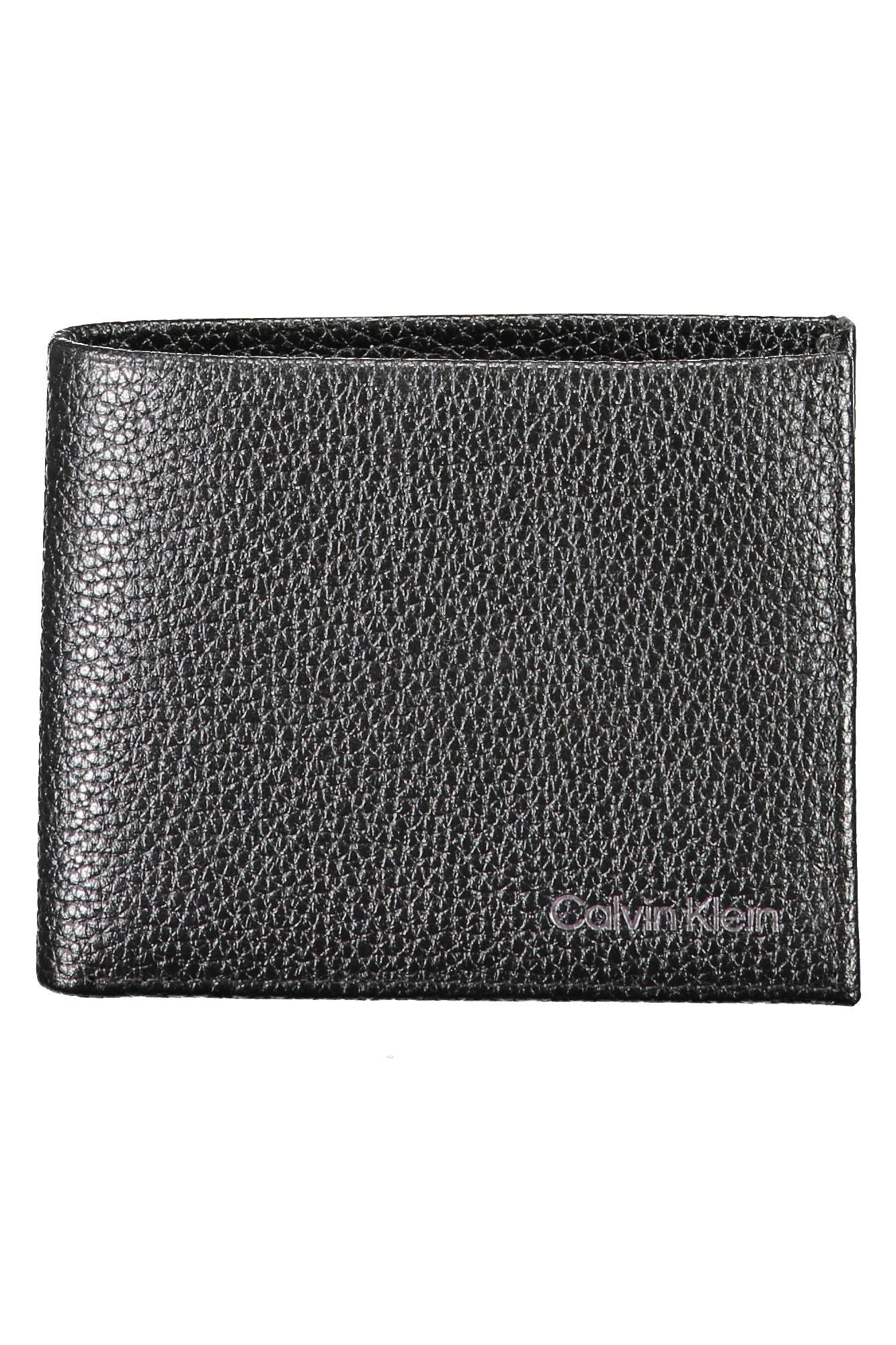 Sleek Black Leather RFID Wallet