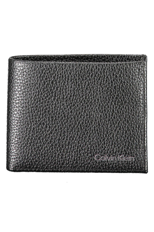 Sleek Black Leather RFID Wallet