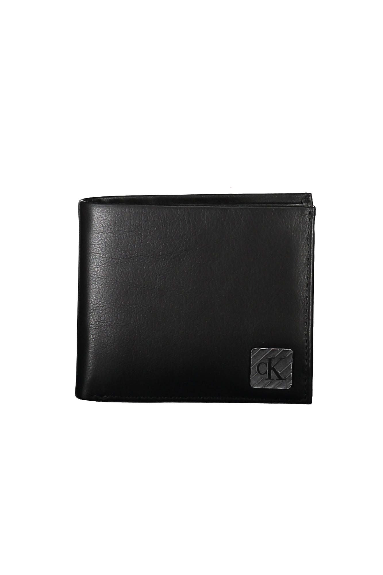 Sleek Black Leather RFID Wallet