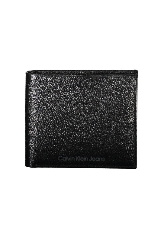 Sleek Black Leather Wallet for Men