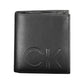 Sleek Black Leather Wallet with RFID Block