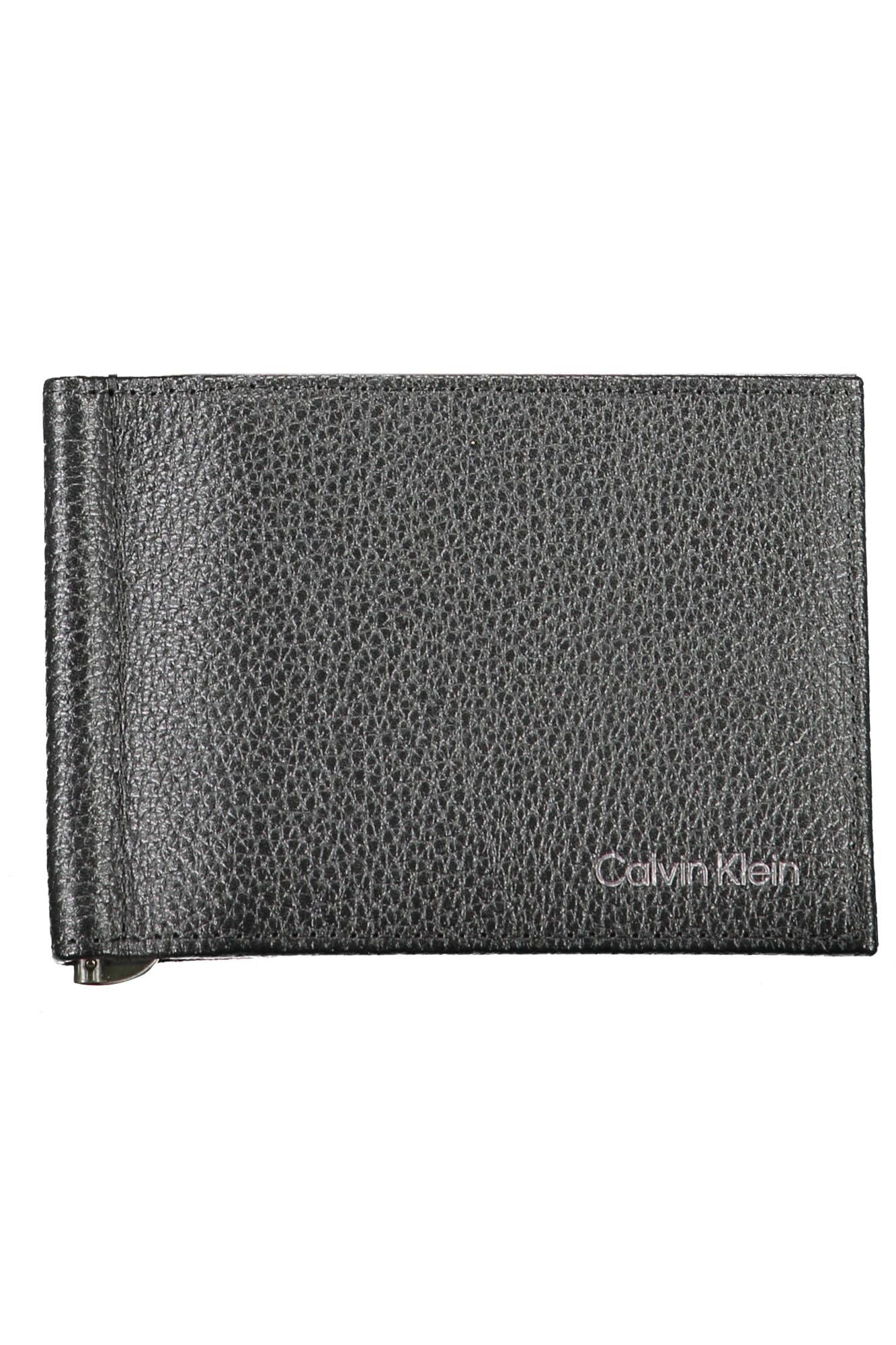 Sleek Black Leather RFID Wallet