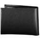 Sleek Black Leather Wallet with Coin Purse
