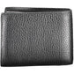 Sleek Black Leather Wallet with RFID Blocker