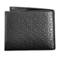 Elegant Black Leather Wallet with RFID Block