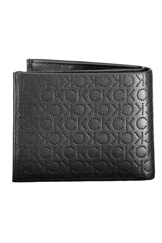 Elegant Black Leather Wallet with RFID Block